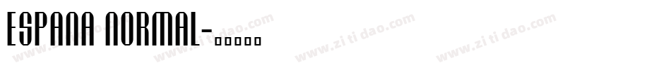 Espana Normal字体转换